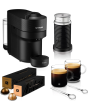 Nespresso ENV90.B Vertuo Pop Coffee Machine Bundle Pack Black