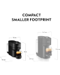 Nespresso ENV90.B Vertuo Pop Coffee Machine Bundle Pack Black