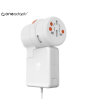 Oneadaptr PA-OAT-2WH Twist Plus World Adapter & 12W USB Charger White