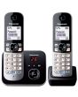 Panasonic KX-TG6822EB Dect Phone With Answer Machine 2 Pack