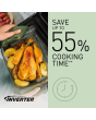 Panasonic NN-CD88QSBPQ 1000W Inverter Microwave, Air Fryer, Grill & Convection Oven Silver