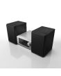 Panasonic SC-PM702EB-S CD Stereo System Black - Silver