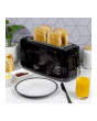 Quest 35069 4 Slice Toaster 1400W Black