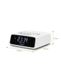 Roberts Radio ORTUSDABW Ortus DAB Clock Radio White