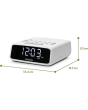 Roberts Radio ORTUSFMW Ortus FM Clock Radio White