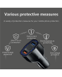 Simply SUSB05 Super Charge Qc 3.0 USB Car Charger / 2 USB Ports + Type-C Black