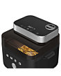 Smeg AFC01BLMUK Dual Flavour Airfryer Matte Black