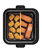 Smeg AFC01EGMUK Dual Flavour Airfryer 7L Matte Emerald Green
