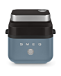Smeg AFC01SBMUK Dual Flavour Airfryer 7L Matte Storm Blue