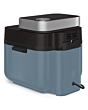 Smeg AFC01SBMUK Dual Flavour Airfryer 7L Matte Storm Blue
