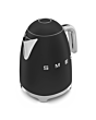 Smeg KLF03BLMUK 50s Retro Style Jug Kettle Matte Black