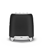 Smeg TSF01BLMUK 50S Style Two Slice Toaster Matte Black