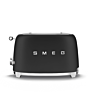 Smeg TSF01BLMUK 50S Style Two Slice Toaster Matte Black