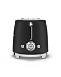 Smeg TSF01BLMUK 50S Style Two Slice Toaster Matte Black