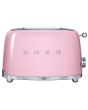 Smeg TSF01PKUK Toaster, Pink
