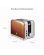Swan ST19031COP Solace 2 Slice Toaster Copper