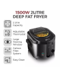 Tower T17001 1500W 2 Litre Deep Fat Fryer Black 