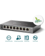 Tp-Link TL-SG108E 8-Port Gigabit Easy Smart Switch Black