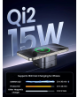 Ugreen 35316 2-In-1 Magnetic Wireless Charger Black
