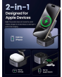 Ugreen 35316 2-In-1 Magnetic Wireless Charger Black