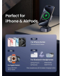 Ugreen 35316 2-In-1 Magnetic Wireless Charger Black