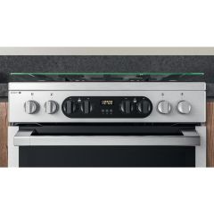 Hotpoint HD67G8CCX Dual Fuel Cooker