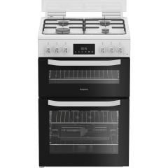 Hotpoint HTG6GDCW 60cm Gas Cooker - White