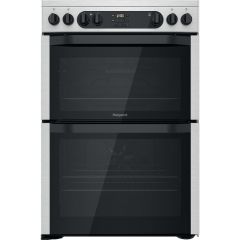 Hotpoint electric freestanding double cooker: 60cm