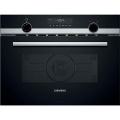 Siemens CM585AGS0B, Built-in microwave oven with hot air