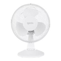 Igenix DF9010 9 Inch Desk Fan White