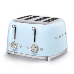 Smeg TSF03PBUK Toaster, Blue