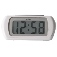 Acctim 12342 Auric Alarm Clock Blue Backlight