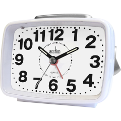 Acctim 13880 Acctim Titan Alarm Clock White