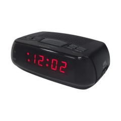 Acctim 16413 Alarm Clock USB Powered (Includes Cable) Black