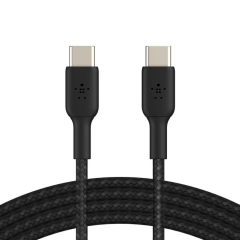 Belkin CAB004BT2MBK Braided USB-C To USB-C Cable 60W 2M Black