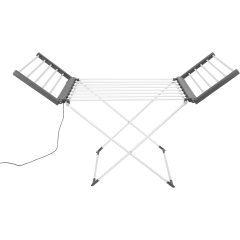 Black And Decker BXAR0001GB Electric Heated Winged Airer Silver