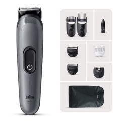 Braun AIO3540 Series 3 Rechargeable All-In-One Grooming Kit Silver