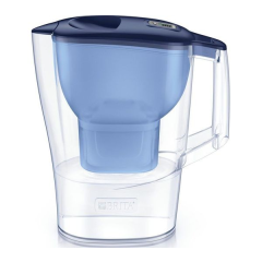 Brita BA1117 2.4L Aluna Water Filter Jug With 1 Cartridge Dark Blue
