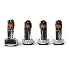 BT 101515 Bt4600, Four Handsets, With Answer Machine Silver