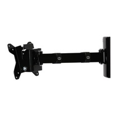 BTech BT7512 Single Arm Flat Screen Wall Mount, Screen Size: Up To 28” Black