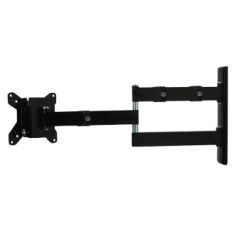BTech BT7513 Double Arm Flat Screen Wall Mount, Screen Size: Up To 28” BLACK