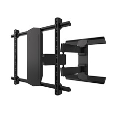 BTech BT8229 Double Arm Flat Screen Wall Mount With Ultraglide Tilt & Swivel Black