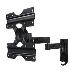 BTech BTV504 Double Arm Flat Screen Wall Mount Black