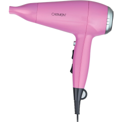 Carmen C81247PNK 2200W Hair Dryer, Three Heat & Two Speed Settings Pink