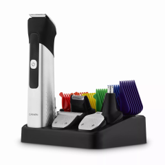 Carmen C81276 5-In-1 Cordless Hair Trimmer Silver-Black