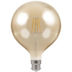 Crompton 4306 CROMPTON 7.5W LED FILAMENT BC 125MM GLOBE A/BRONZE DIMMABLE