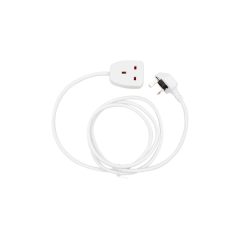 Deta Electrical TP5012 1 Gang 2M 13A Extension Lead White