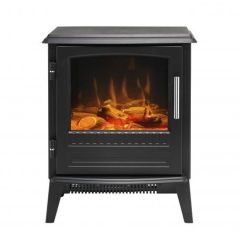 Dimplex BAR20 Bari Electric Stove 2Kw With Optiflame Effect Black