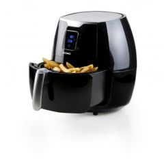 Domo DO513FR Deli-Fryer XXL Single Stand-Alone Hot Air Fryer 5.5L Black, Silver Black