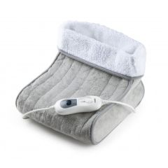 Domo DO635V Foot Warmer, Super Soft, Auto Off, 3 Heat Settings Grey